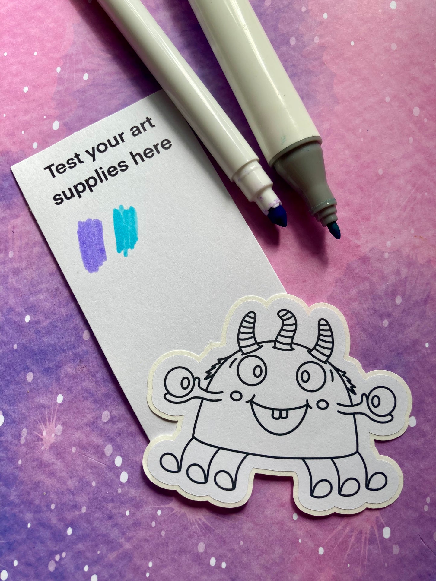 Colour Your Own Monster Stickers