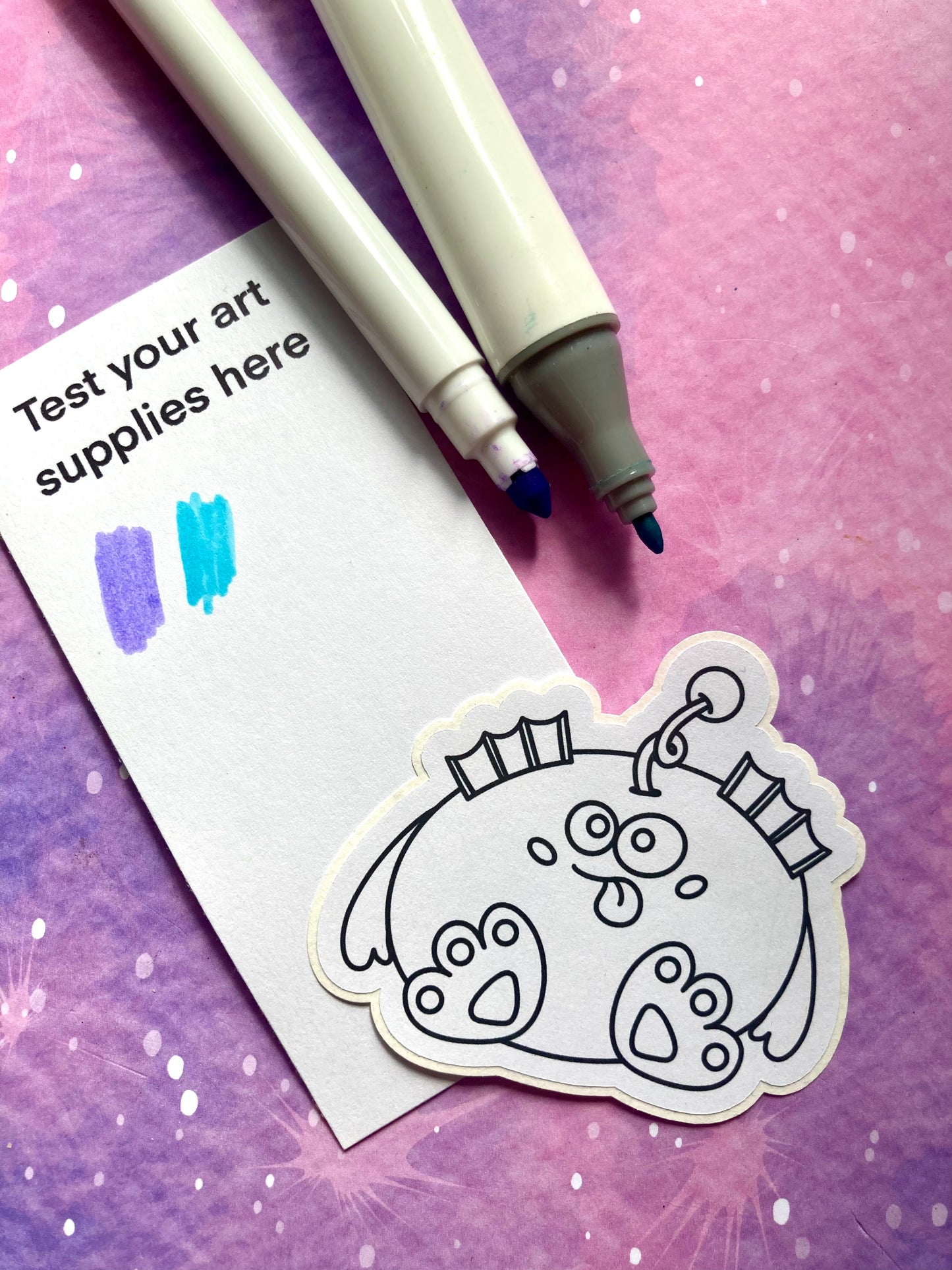 Colour Your Own Monster Stickers