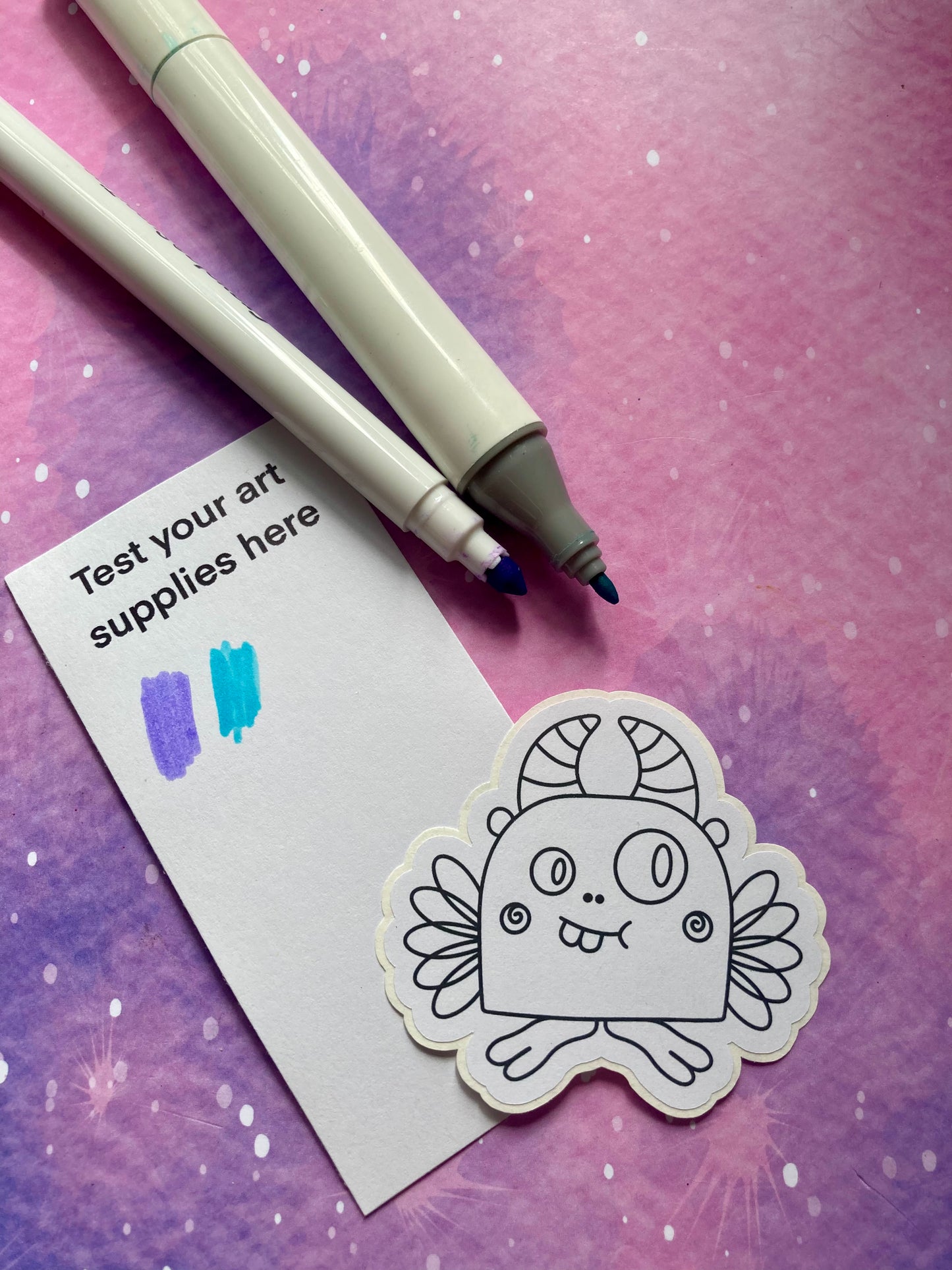 Colour Your Own Monster Stickers