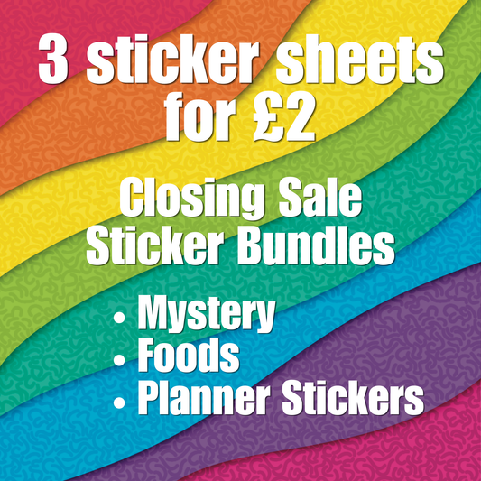 Closing Sale - Sticker Sheet Bundles