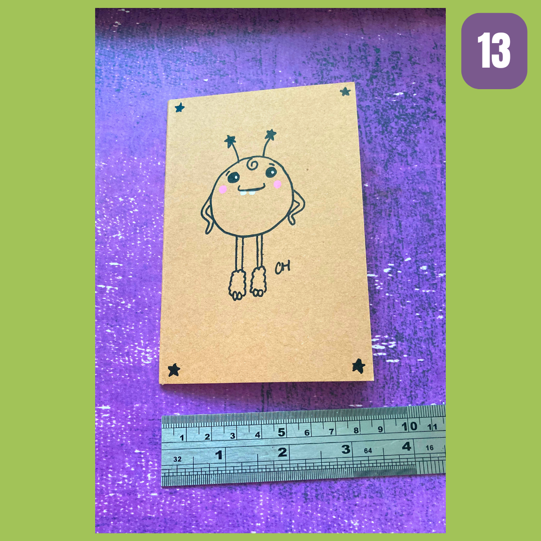 Original Drawing Monster Notebook