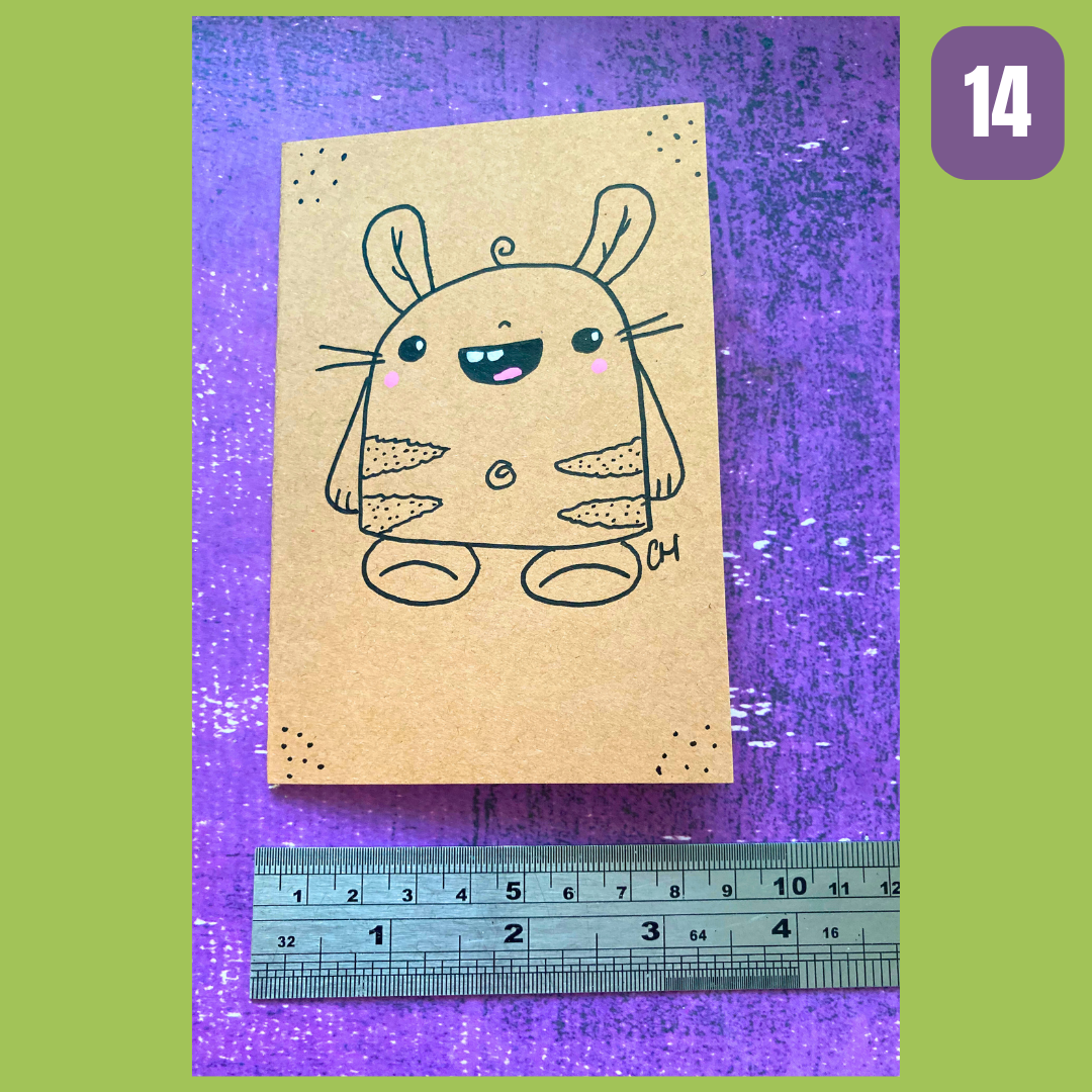 Original Drawing Monster Notebook