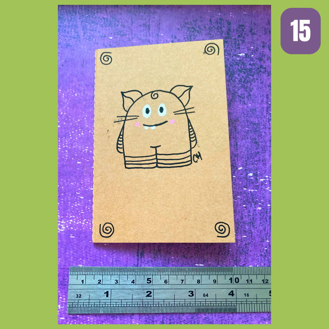 Original Drawing Monster Notebook