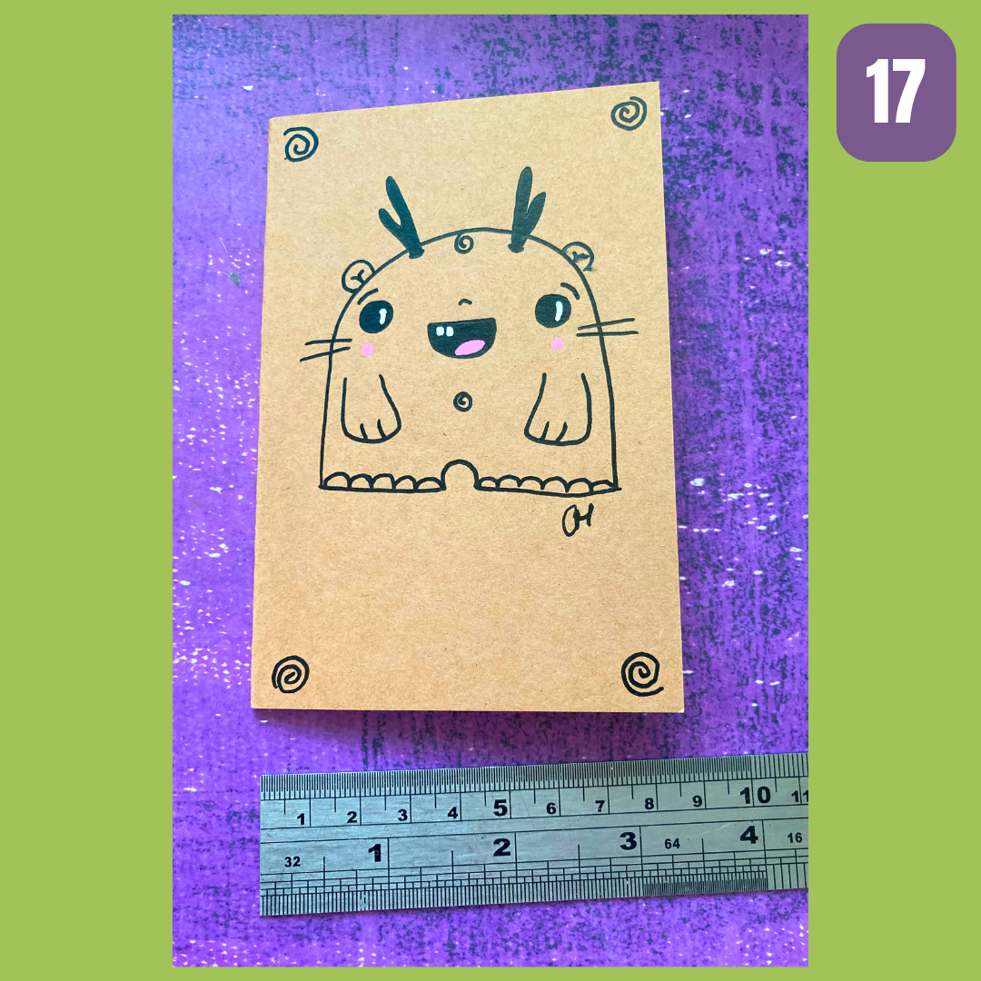 Original Drawing Monster Notebook