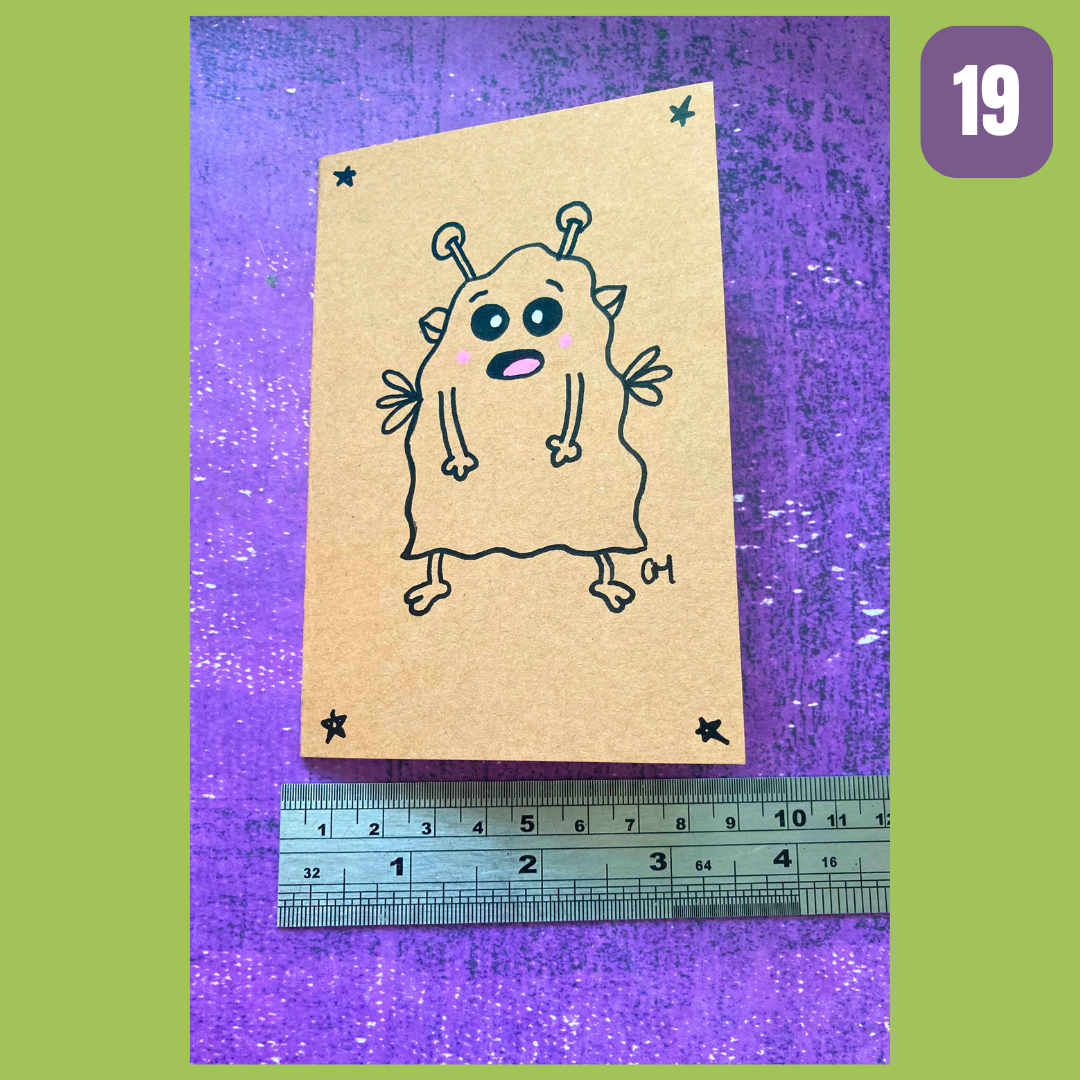 Original Drawing Monster Notebook