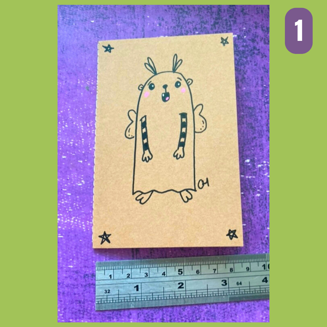 Original Drawing Monster Notebook