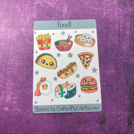 Food Sticker Sheet