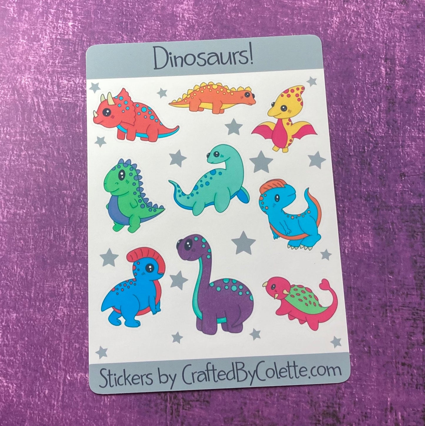 Dinsoaurs Sticker Sheet