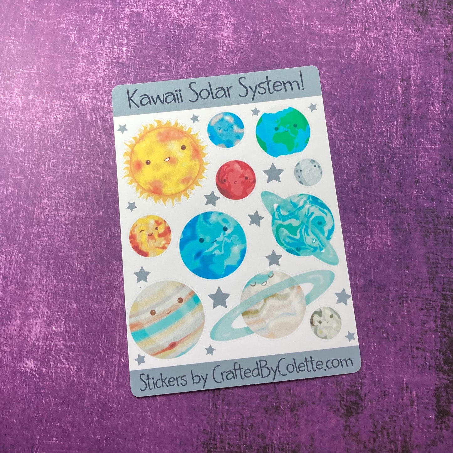 Solar System Sticker Sheet