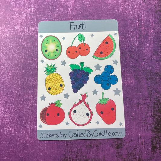 Fruit Sticker Sheet