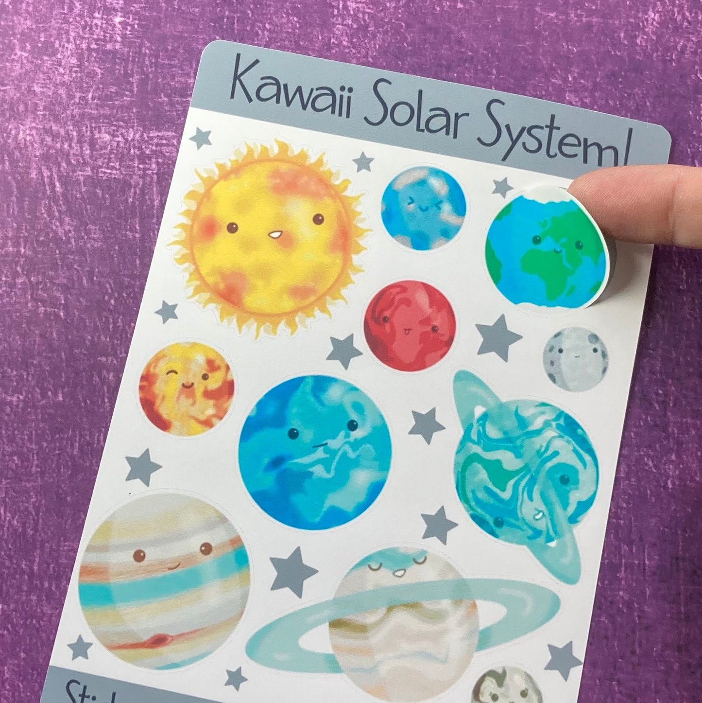 Solar System Sticker Sheet