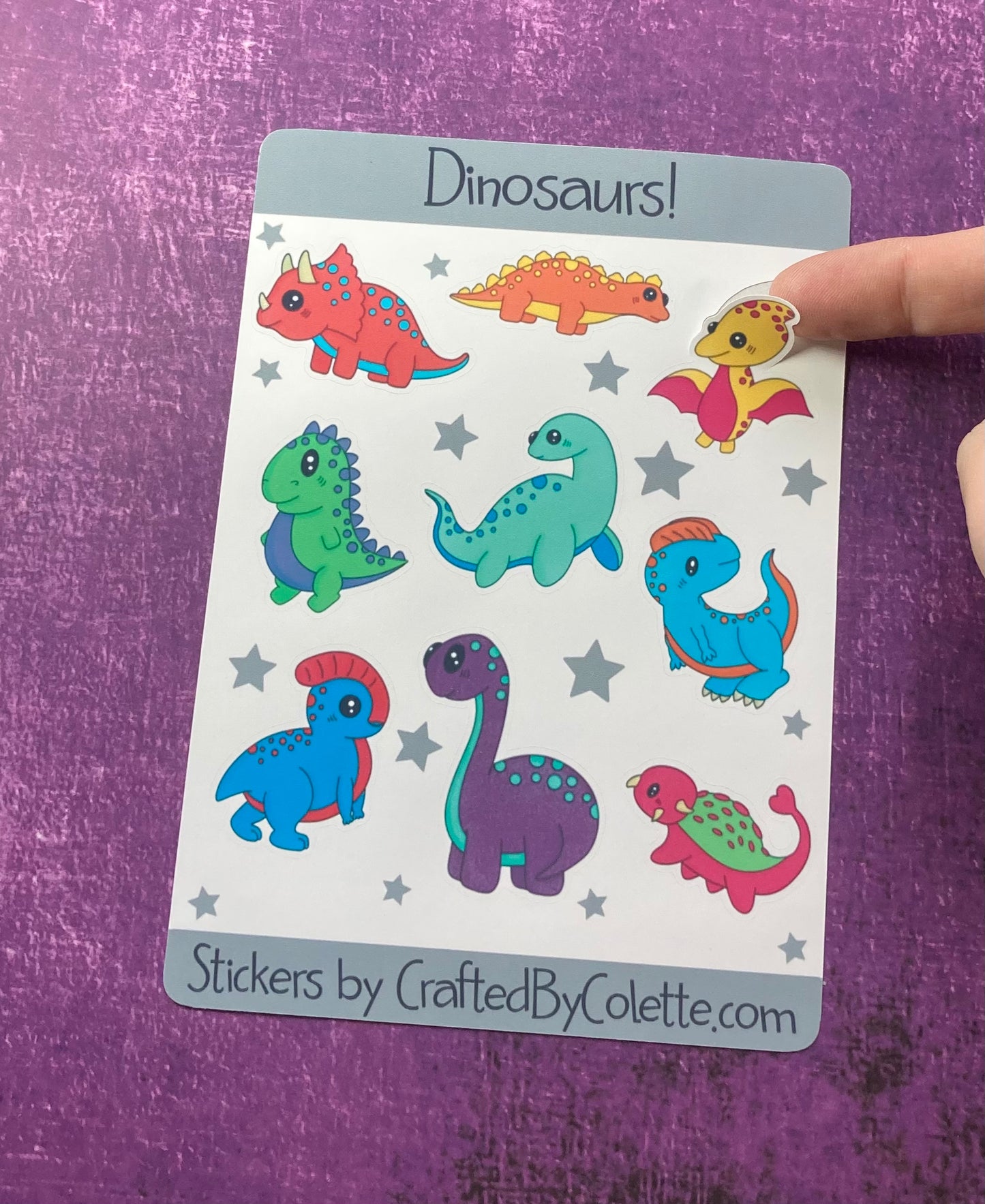 Dinsoaurs Sticker Sheet