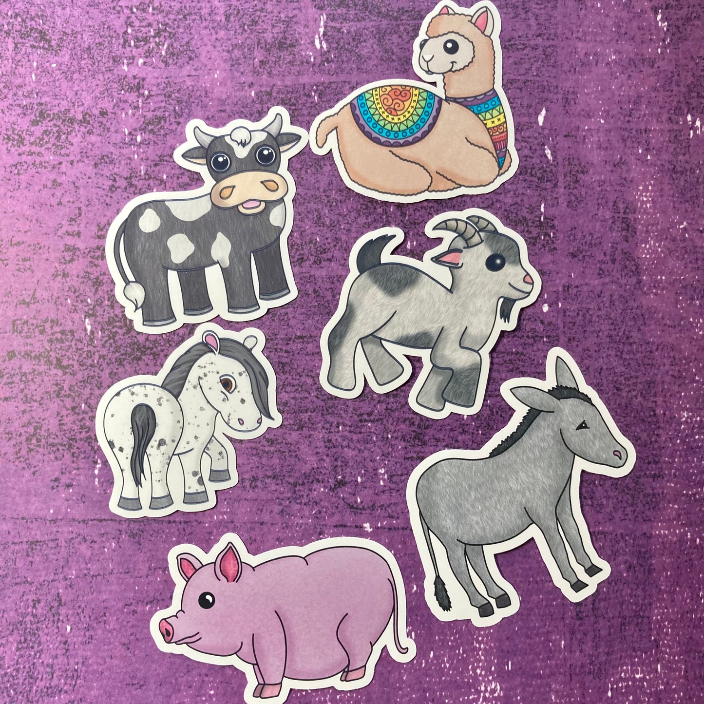 Farm Animals Stickers