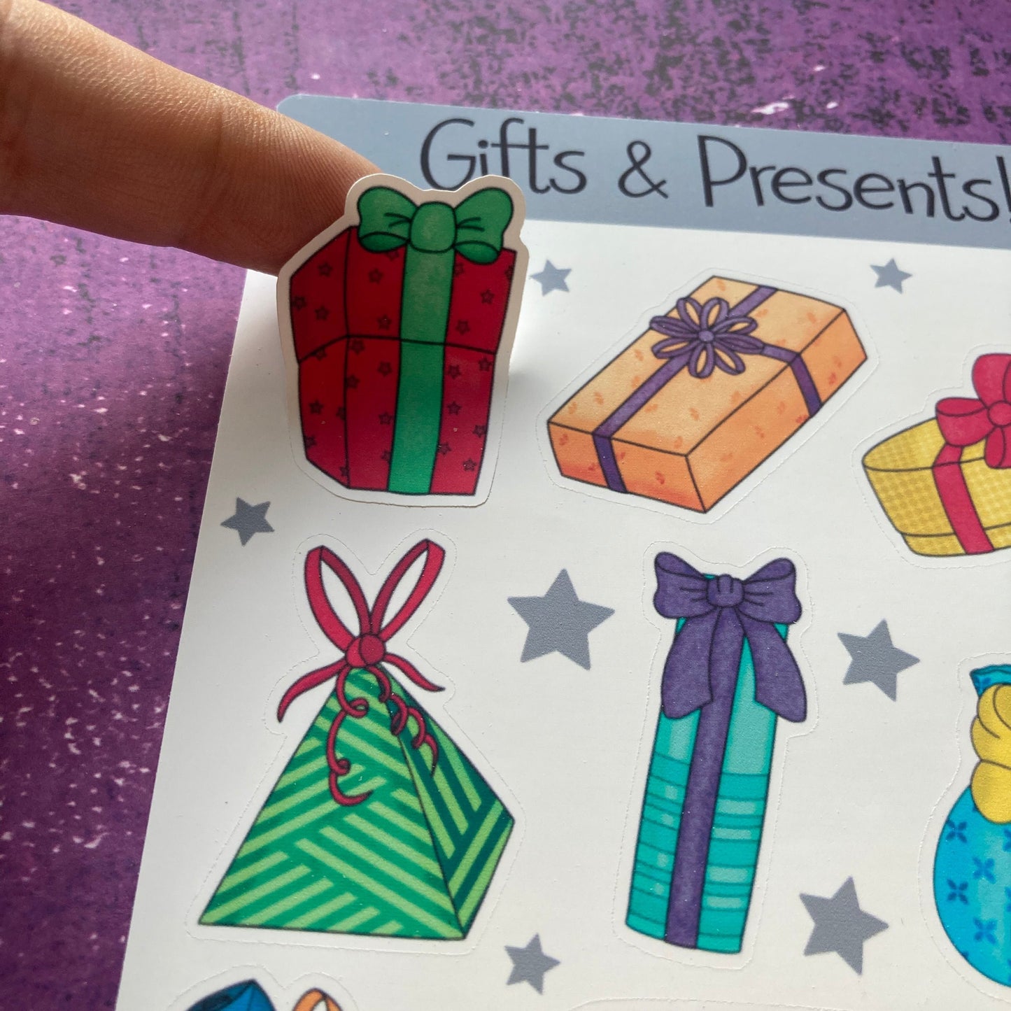 Gifts and Presents Sticker Sheet