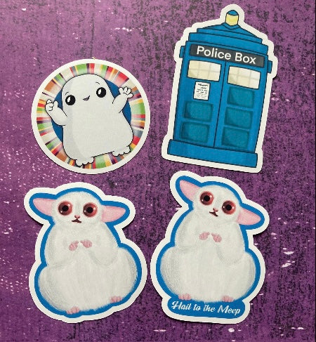 Doctor Who Fan Stickers