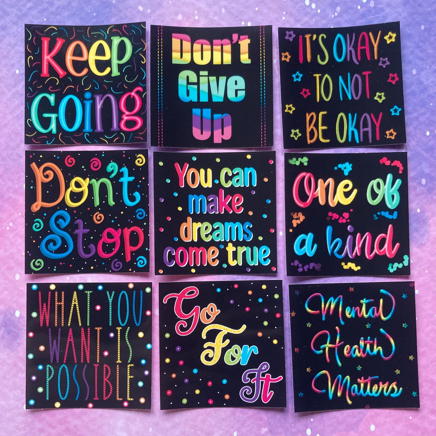 Positivity Rainbow Stickers