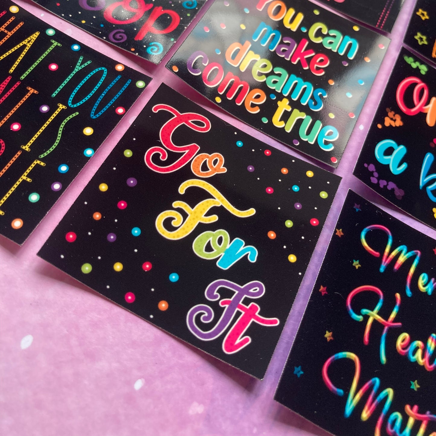 Positivity Rainbow Stickers