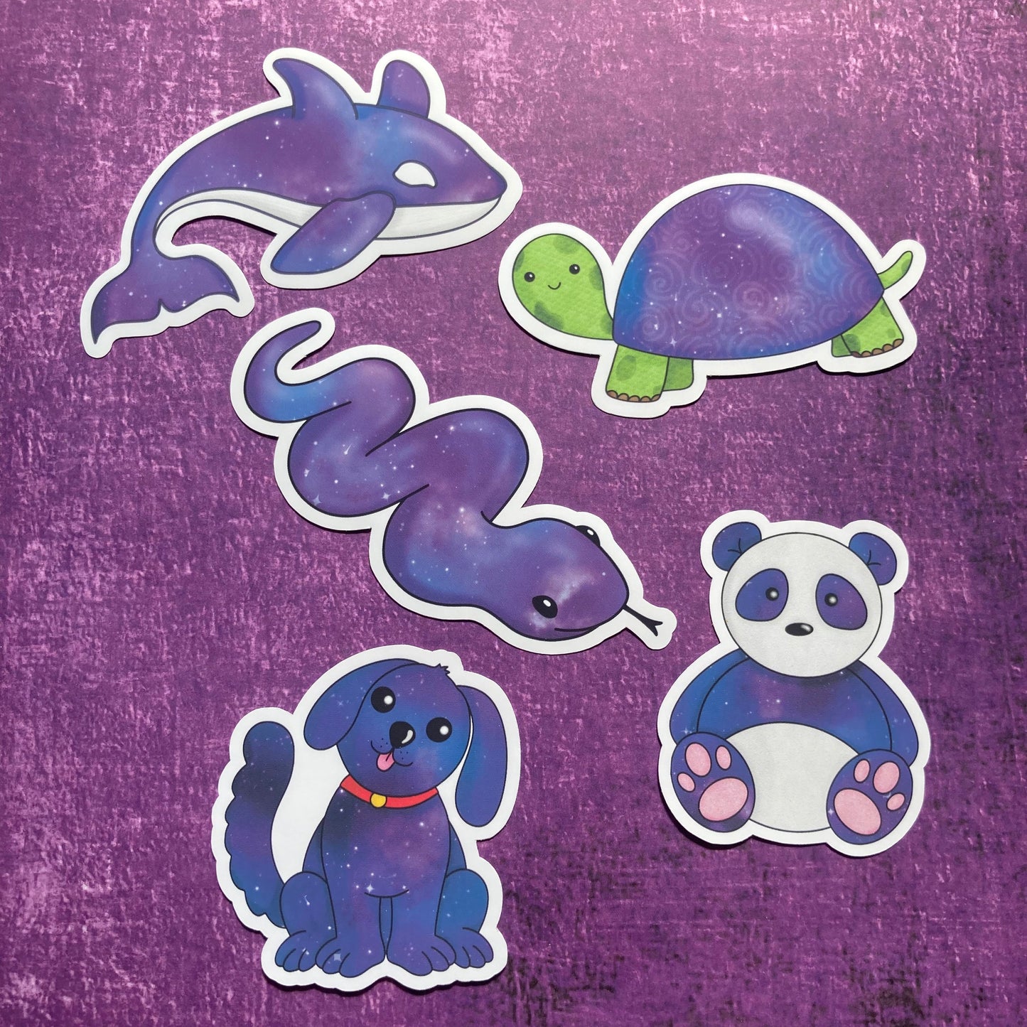 Galaxy Animal Stickers