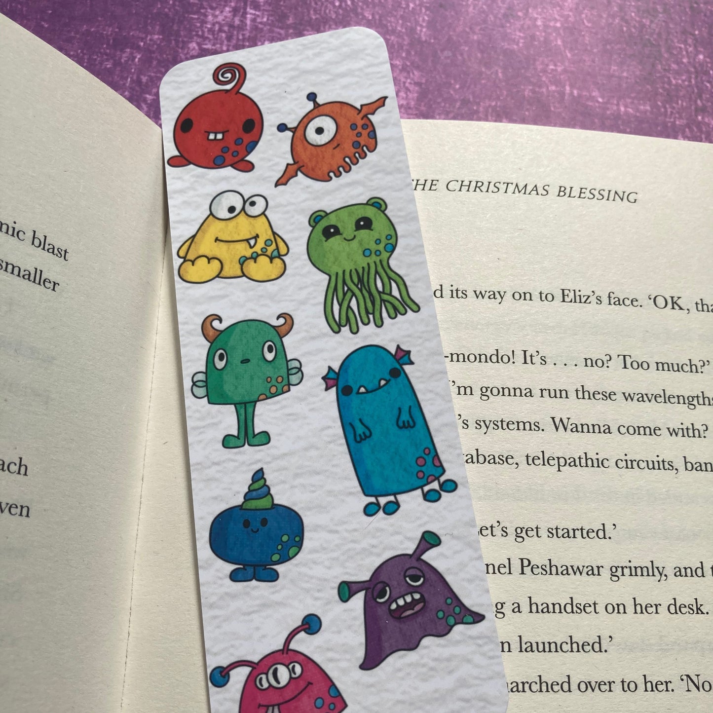 Rainbow Monsters Bookmark