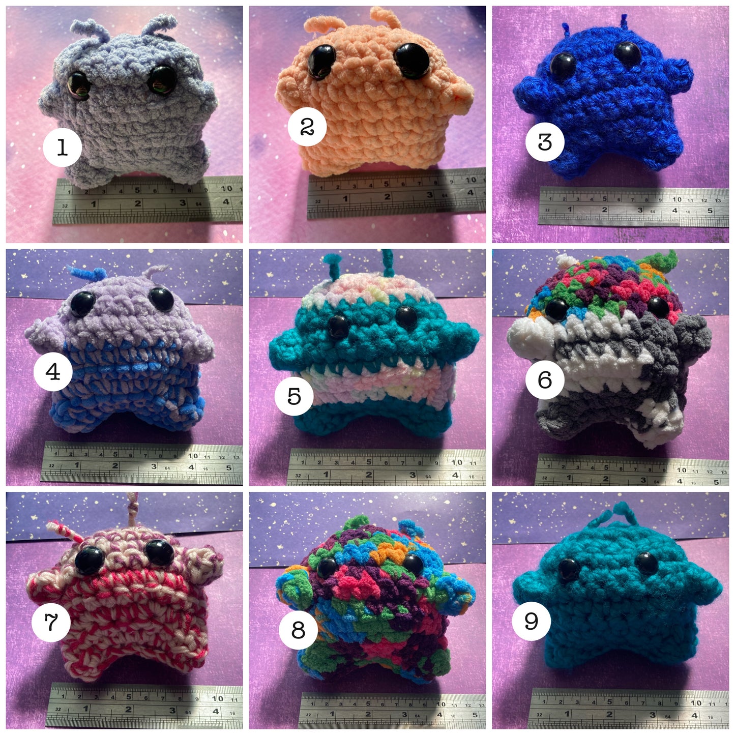 Chunky Mini Alien Plushies