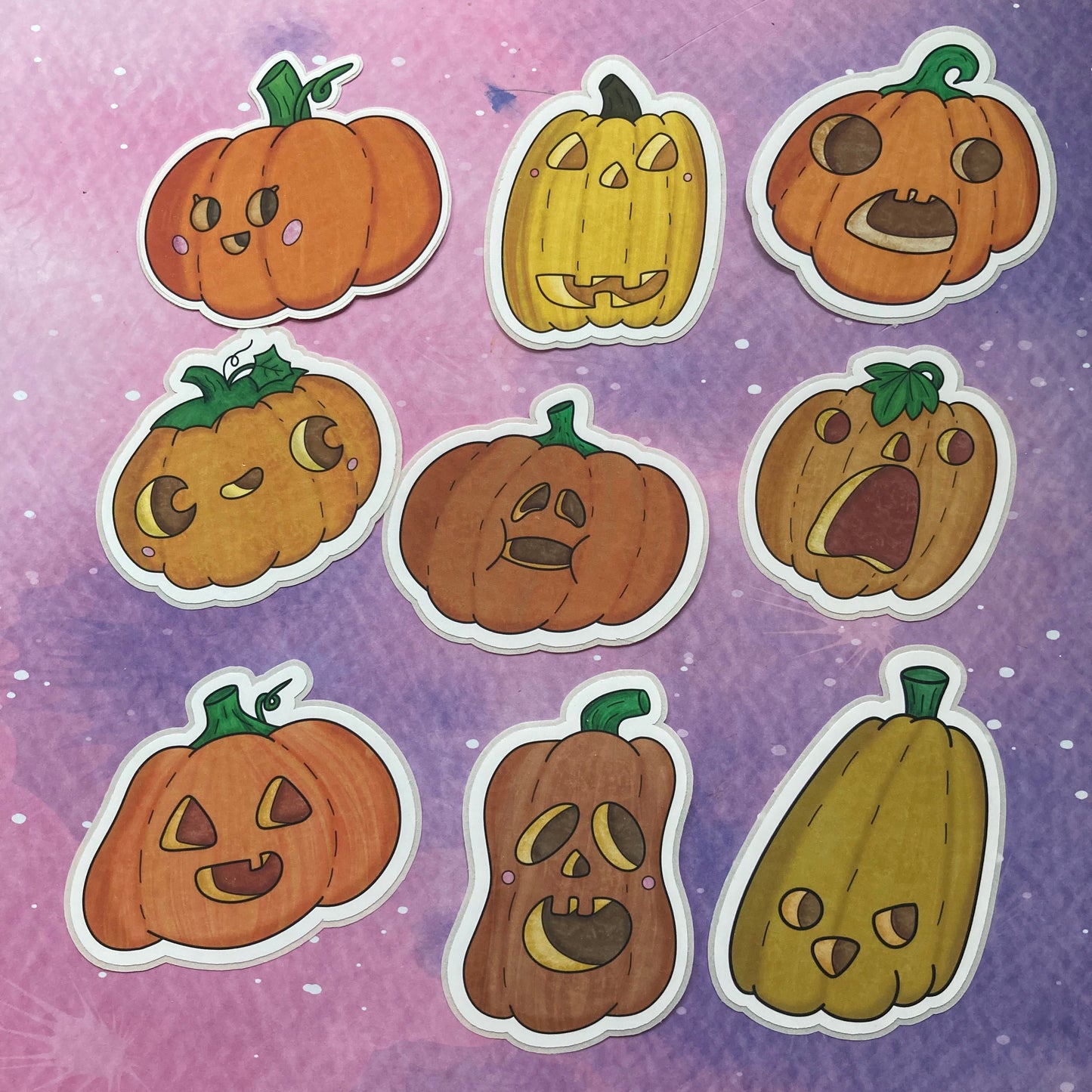 Pumpkin Stickers