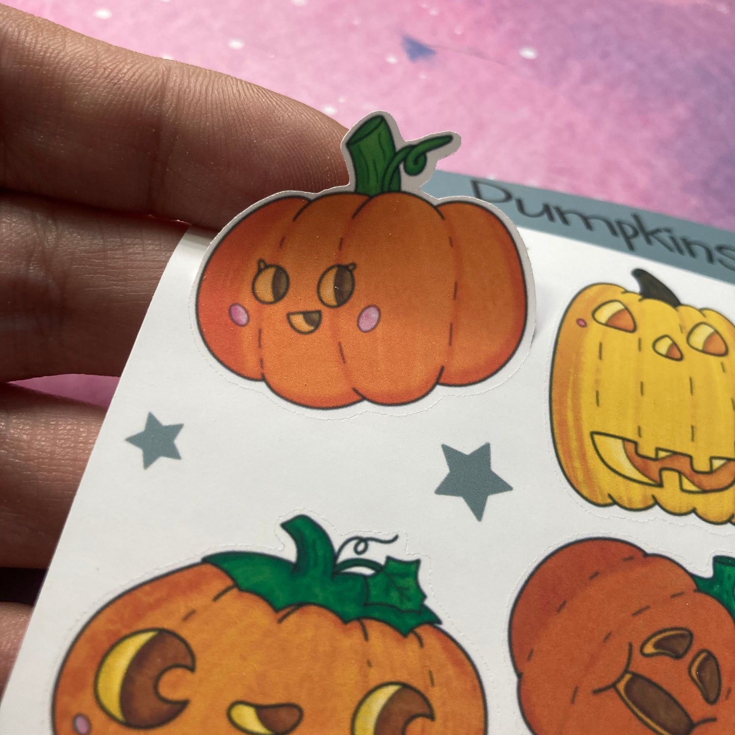 Pumpkins Sticker Sheet