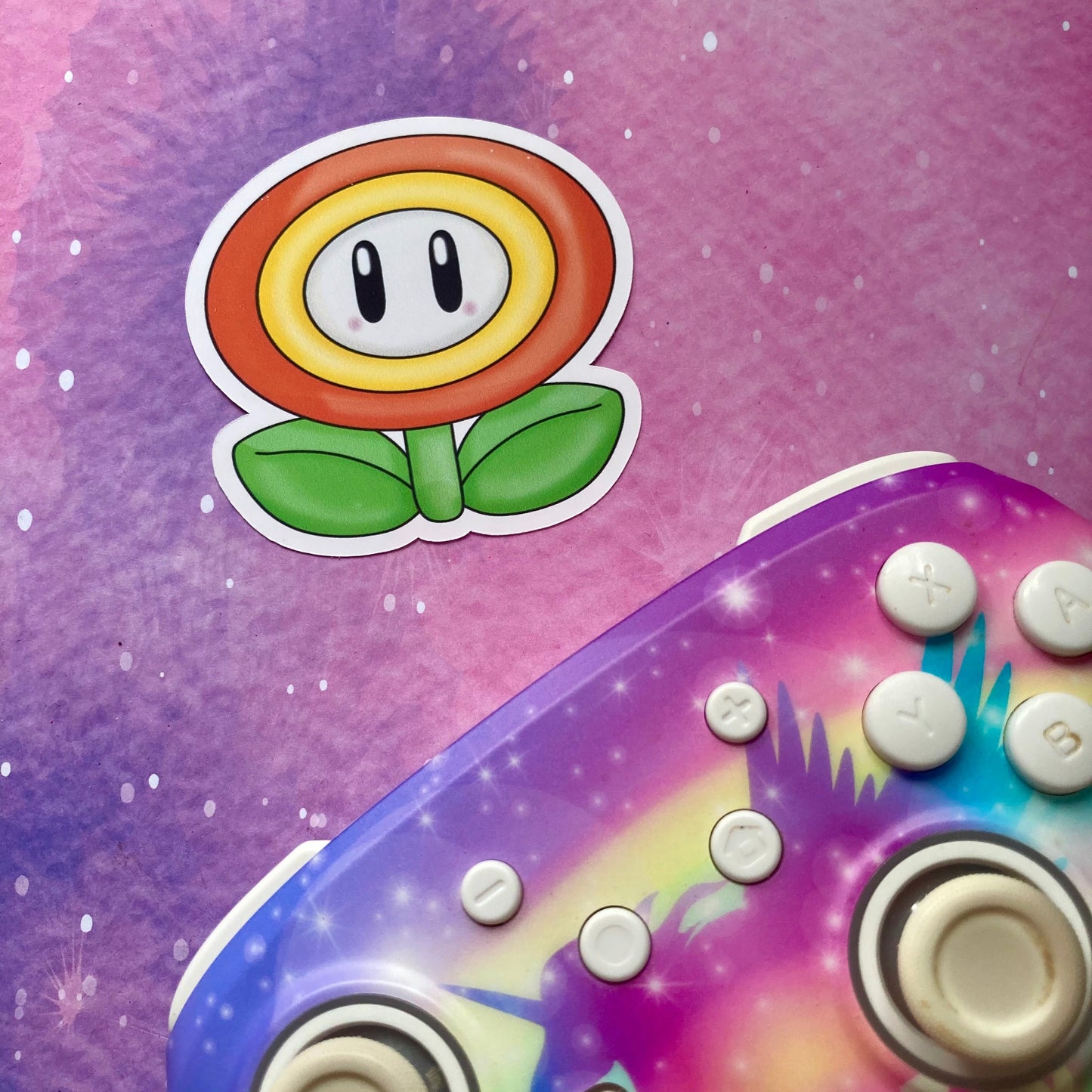 Mario Flowers Stickers