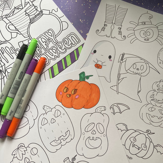 Halloween Colouring Pages