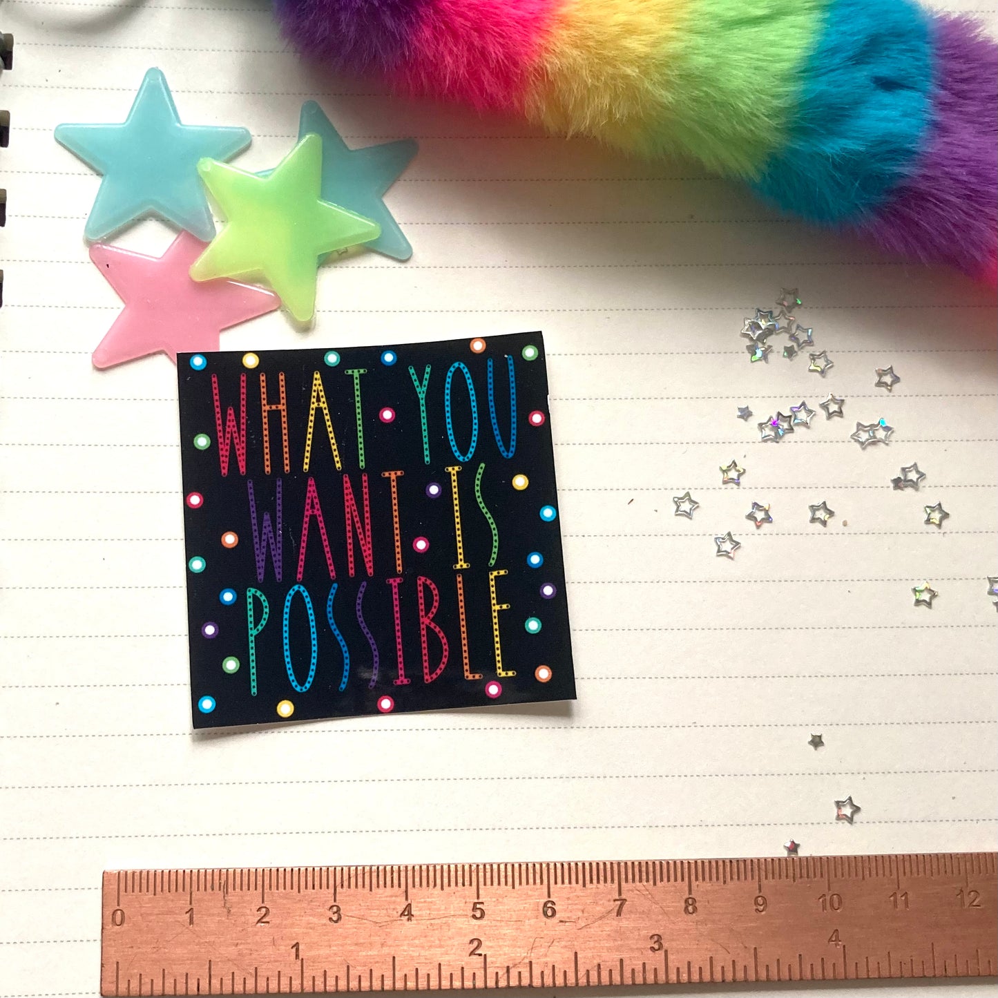 Positivity Rainbow Stickers