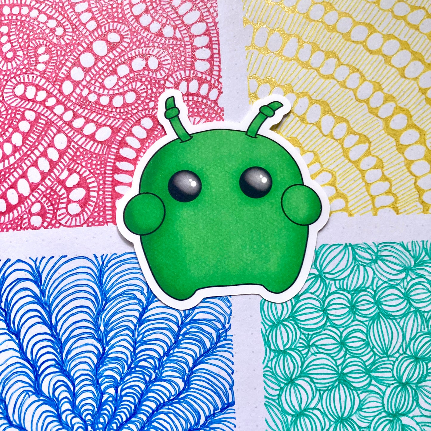 Mini Alien Stickers