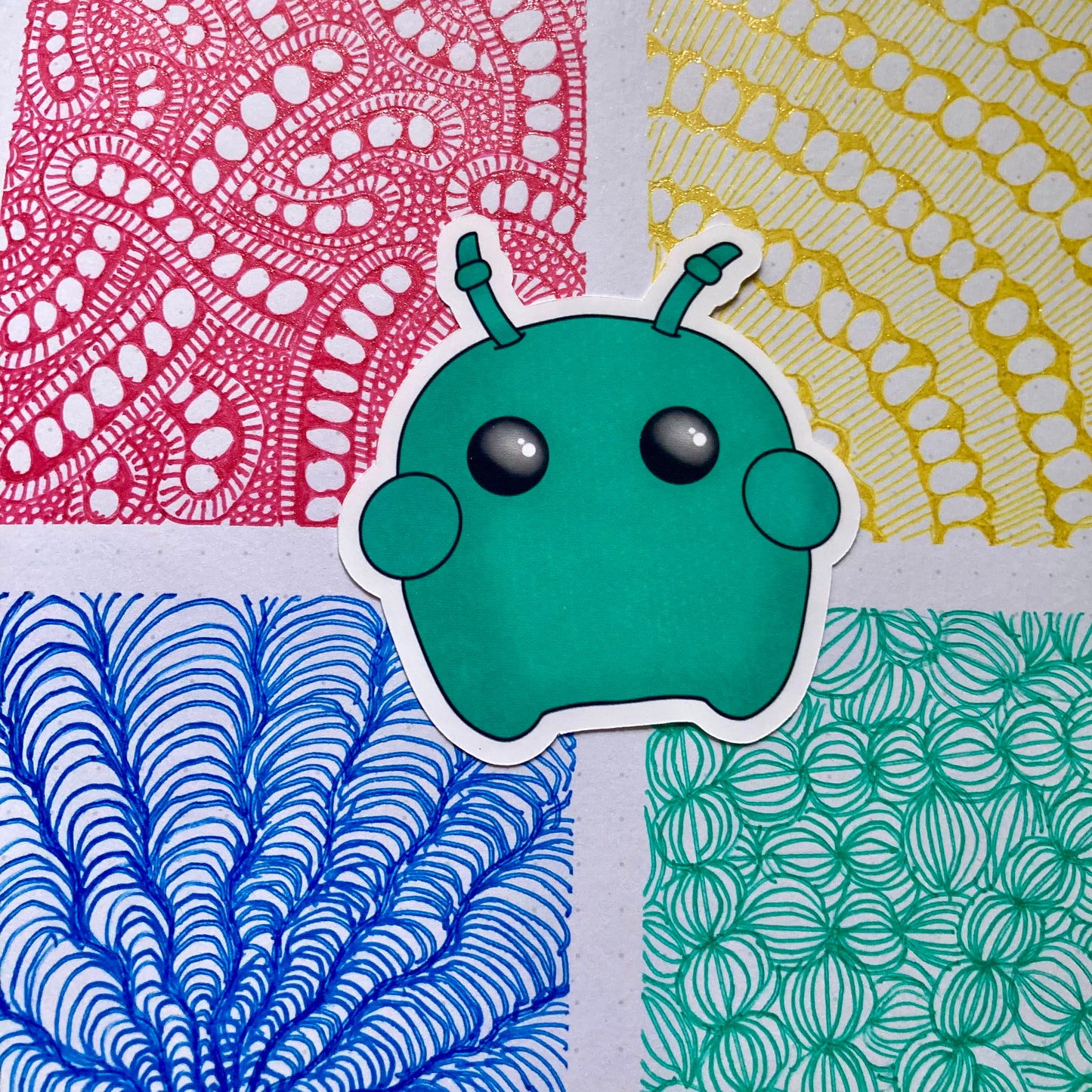 Mini Alien Stickers