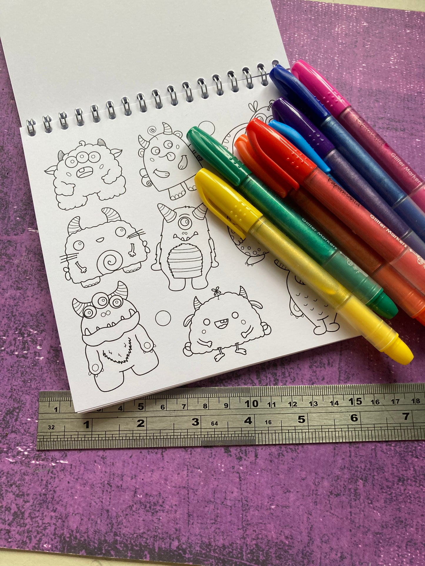 Monsters & More Colouring Book