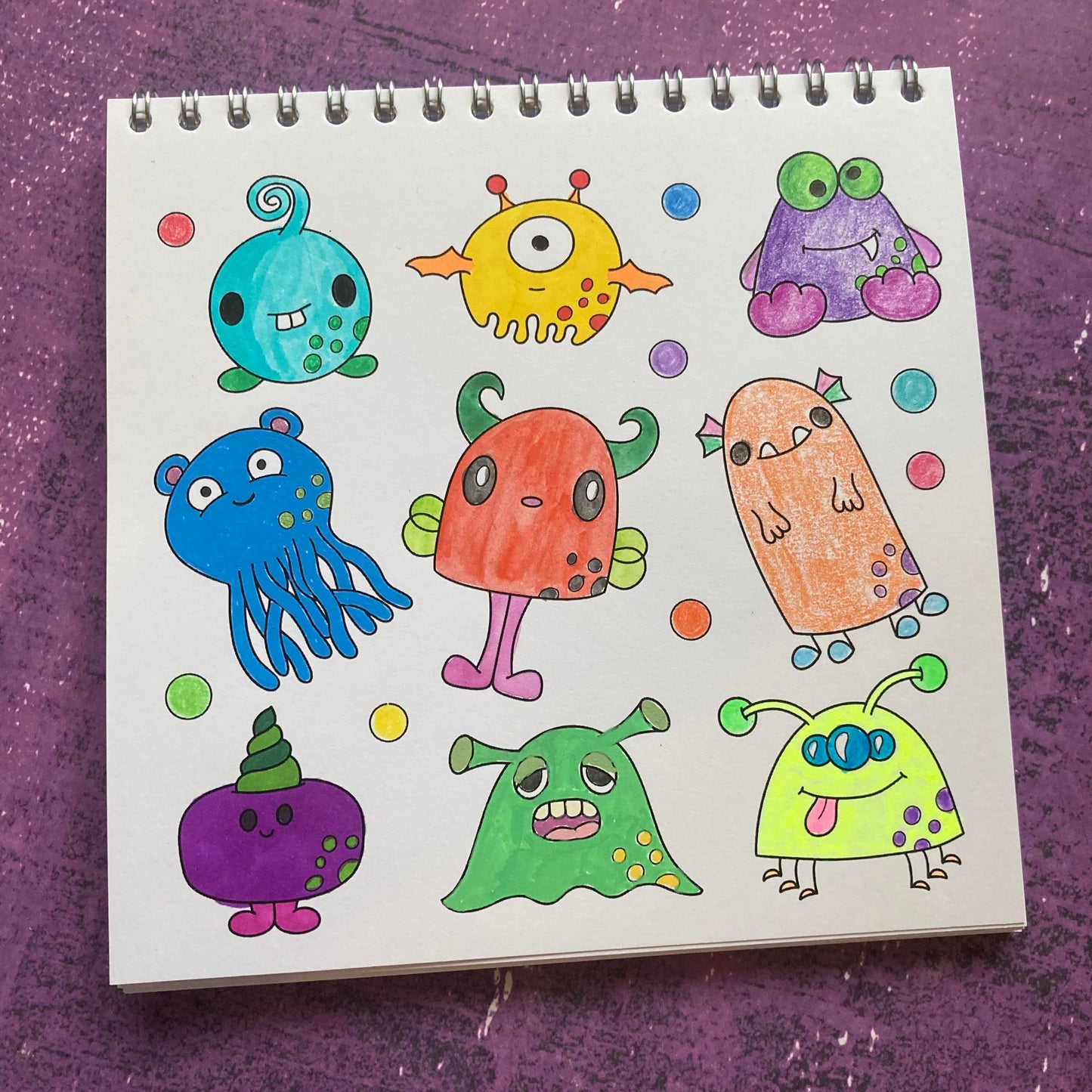 Monsters & More Colouring Book