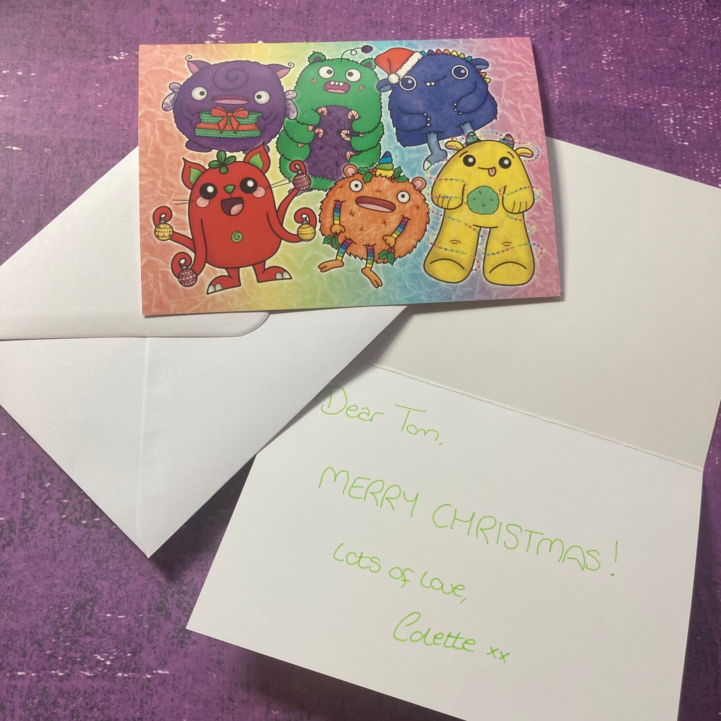 Christmas Monsters Greeting Cards