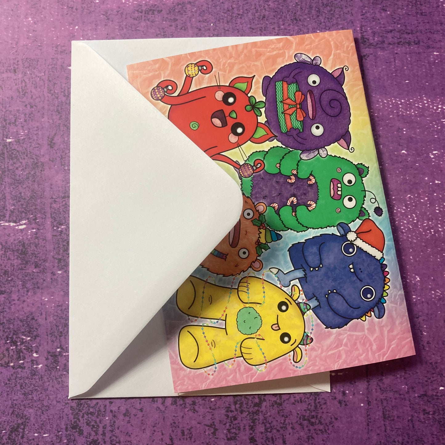 Christmas Monsters Greeting Cards