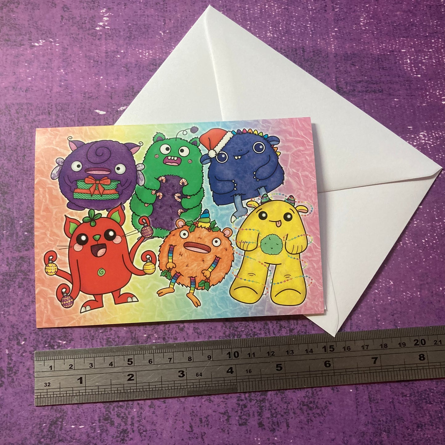 Christmas Monsters Greeting Cards