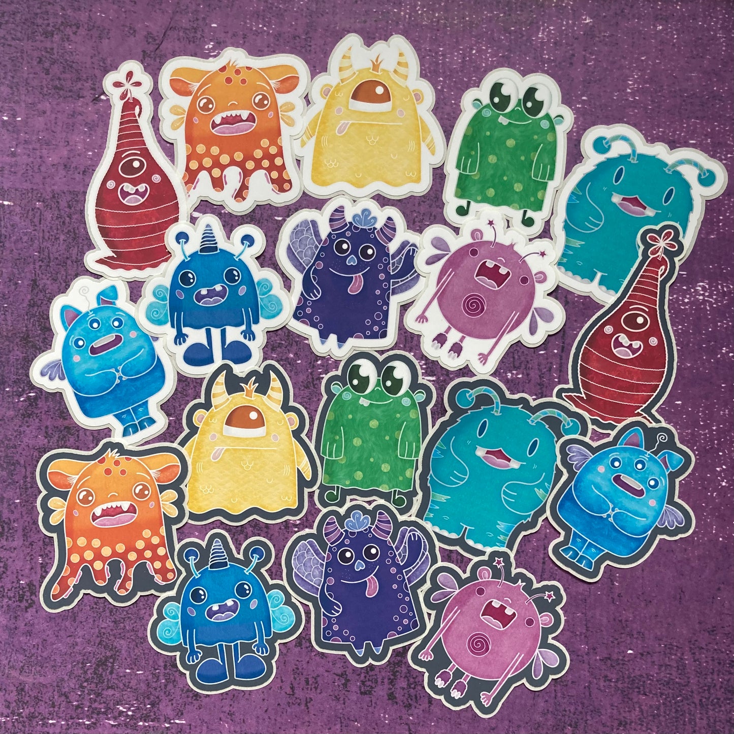 Illuminated Monsters Stickers