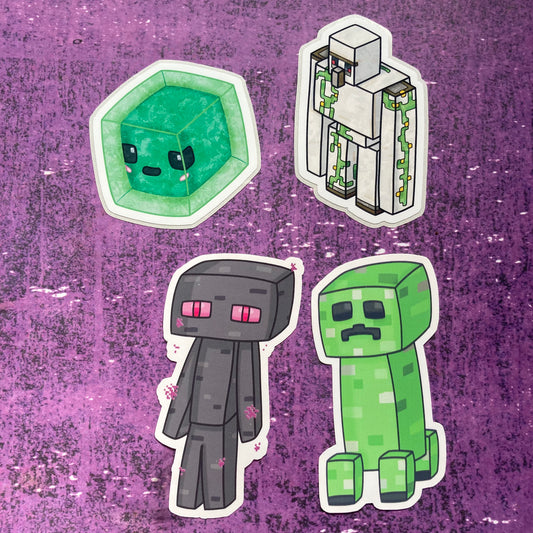 Minecraft Mobs Stickers