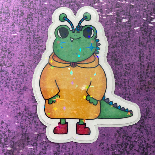 Monster Mr Frog Holo Sticker