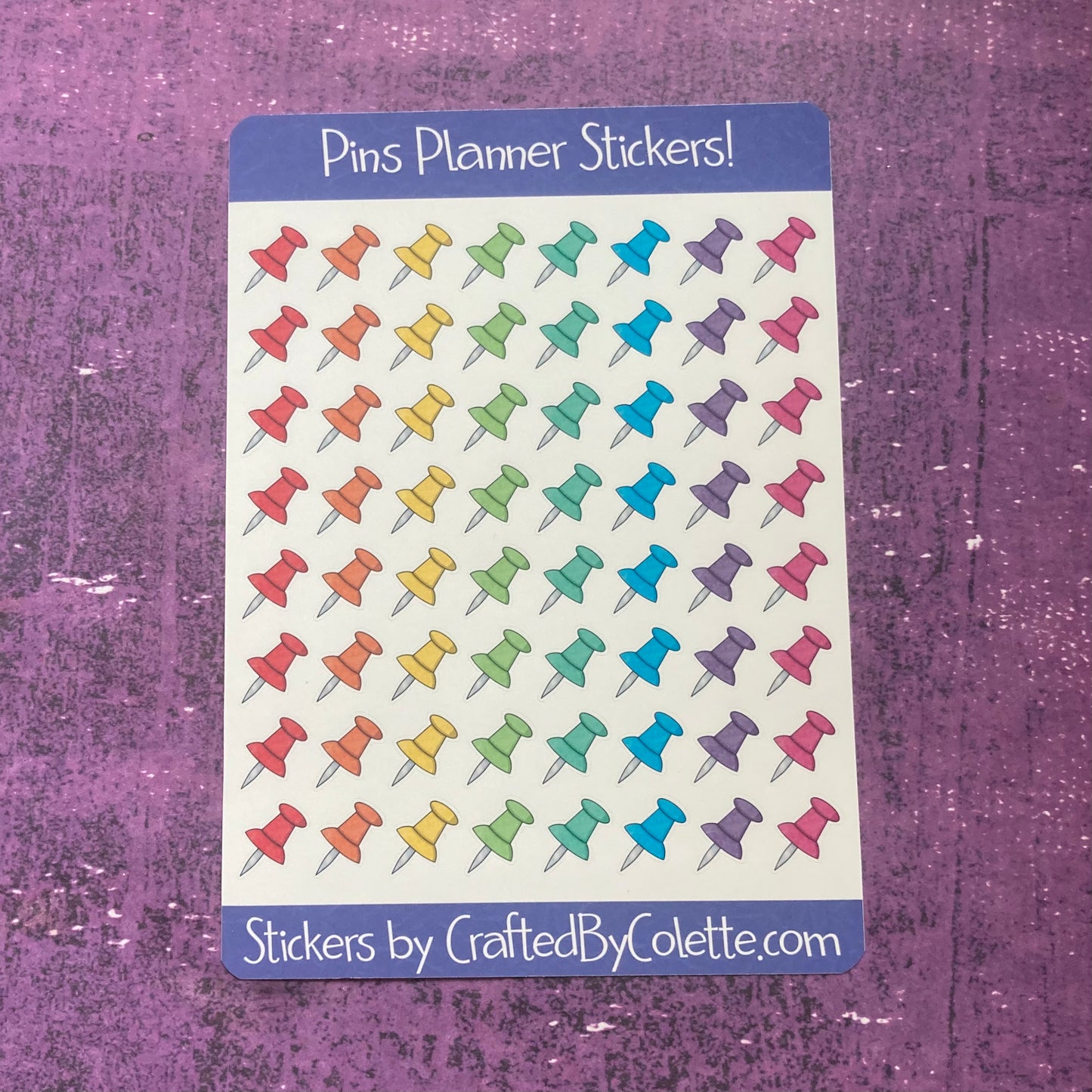Pins Planner Stickers