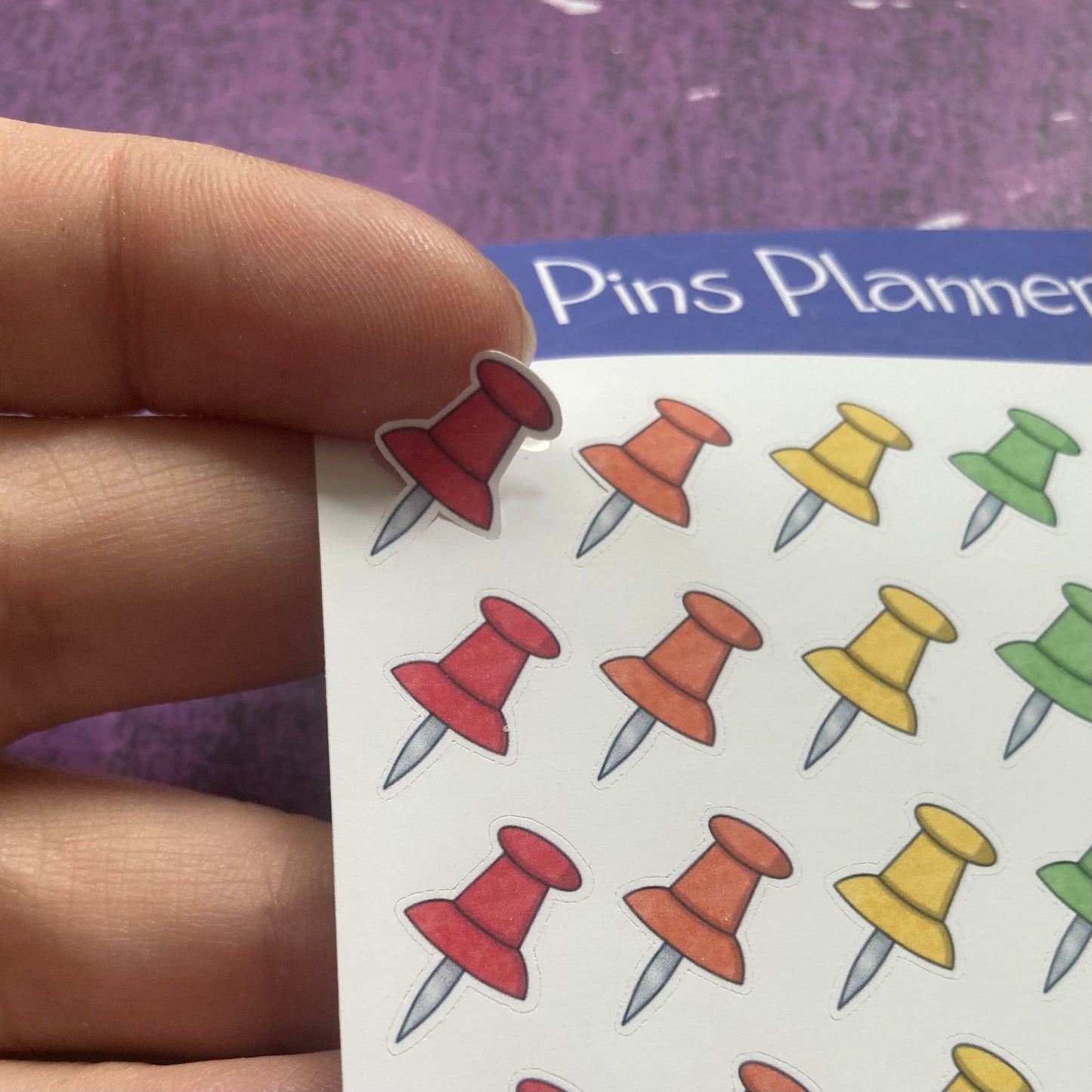 Pins Planner Stickers