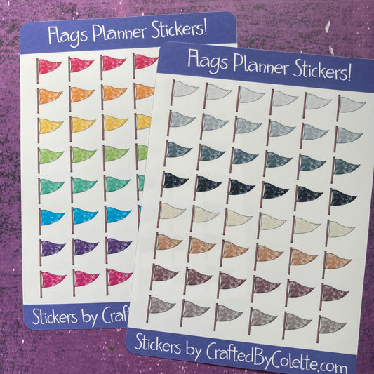 Flags Planner Stickers