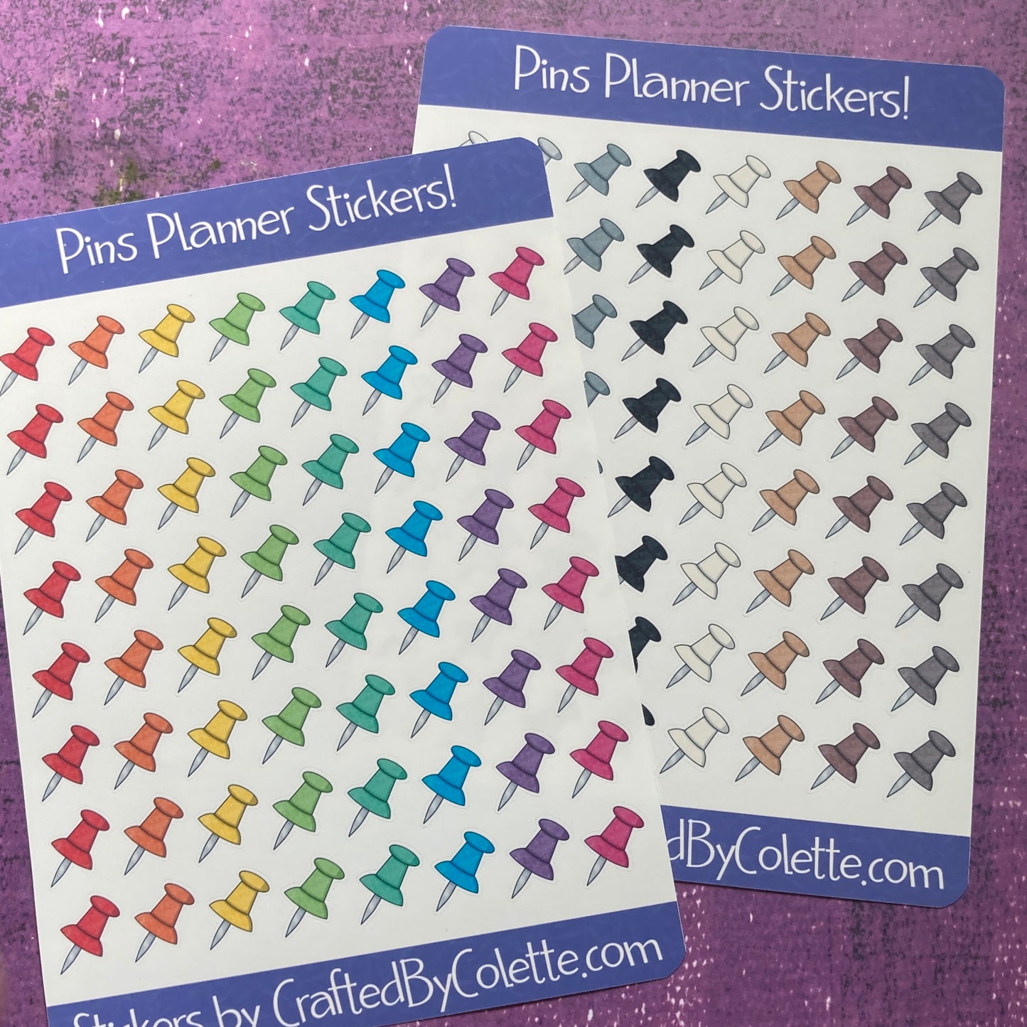 Pins Planner Stickers