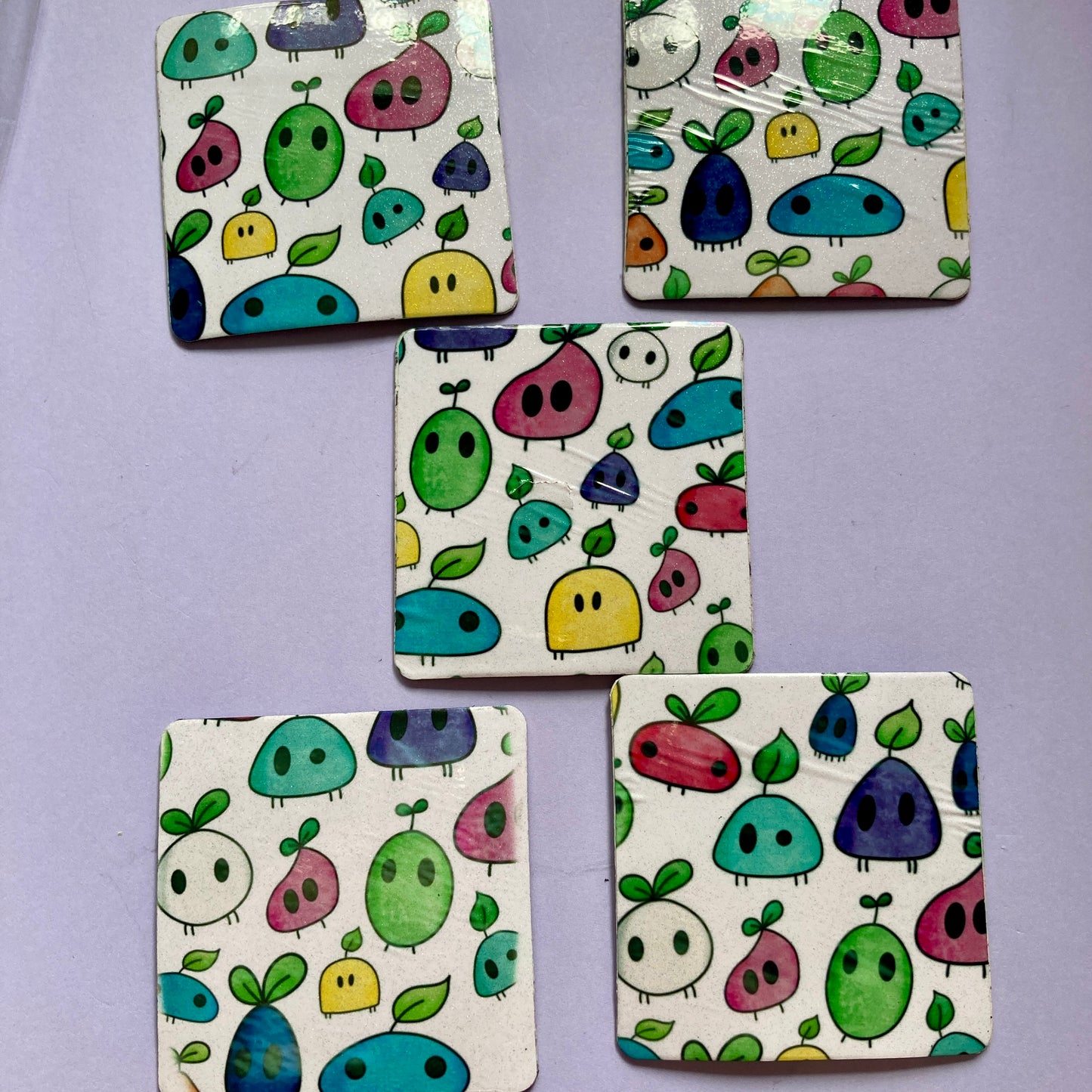 Sublimation Attempts - Coasters, Magnets, Keyrings - Seconds