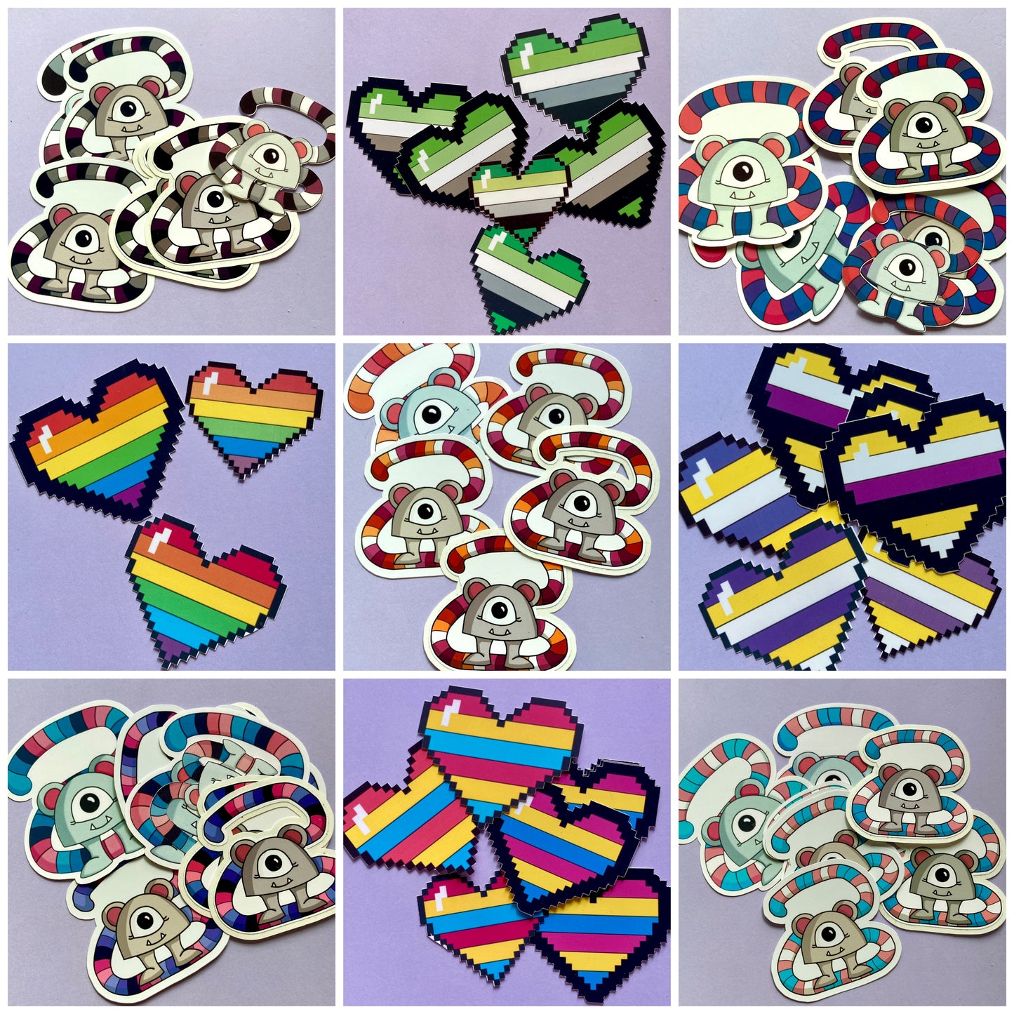 Pride Stickers - Seconds