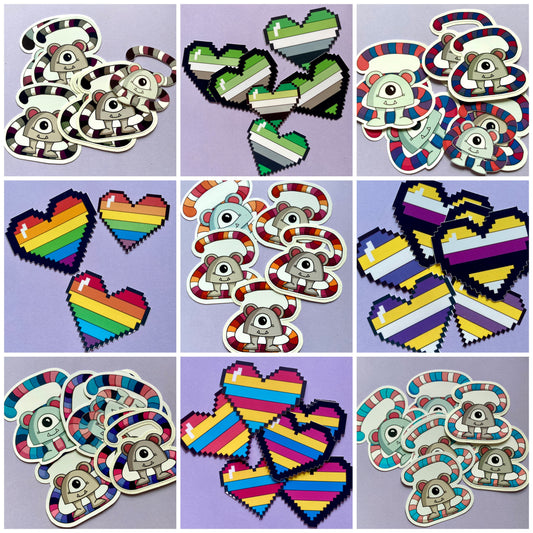 Pride Stickers - Seconds