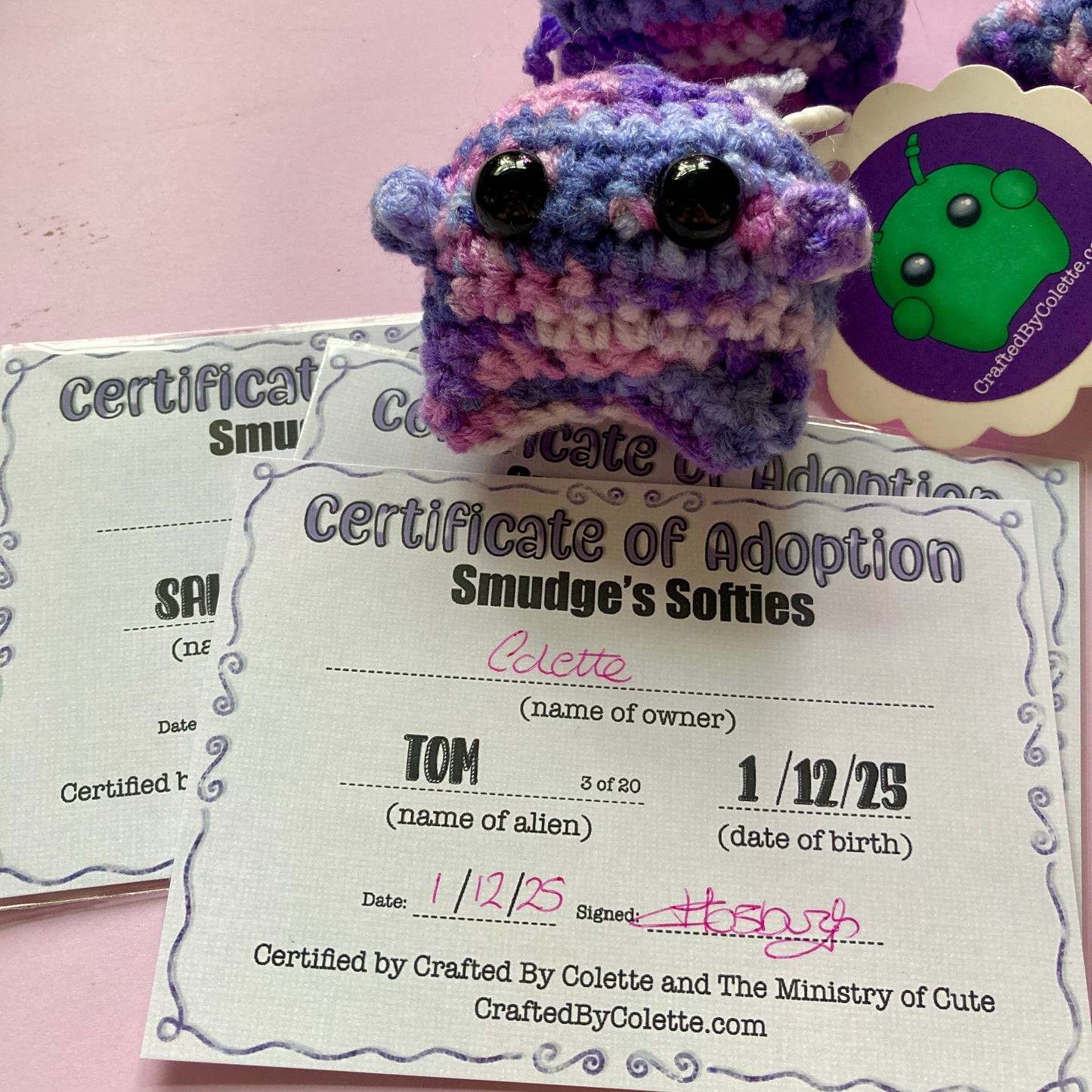 Collection 16 - Smudge's Softies - Smudge's Memorial Collection