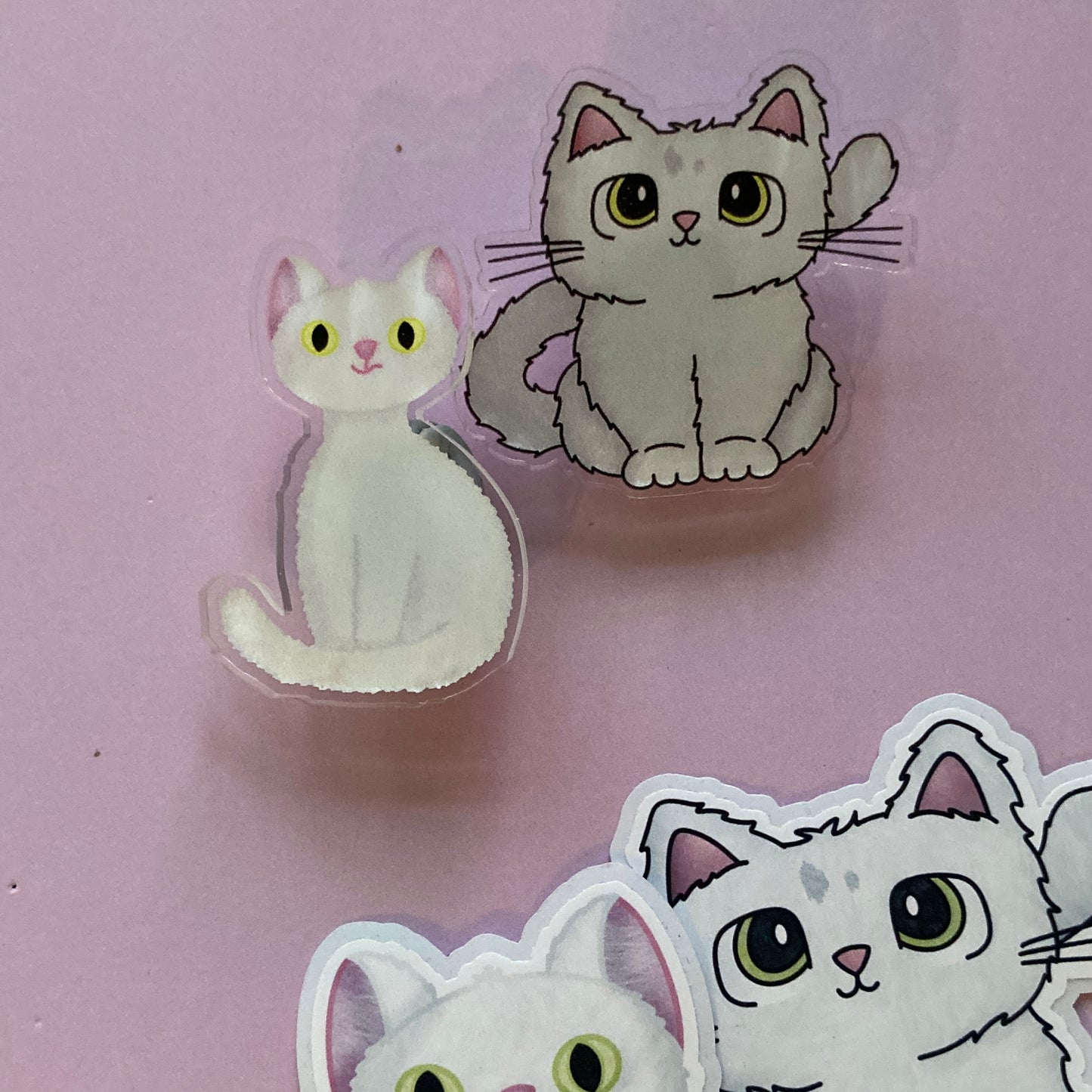 Smudge Acrylic Pins - Smudge's Memorial Collection