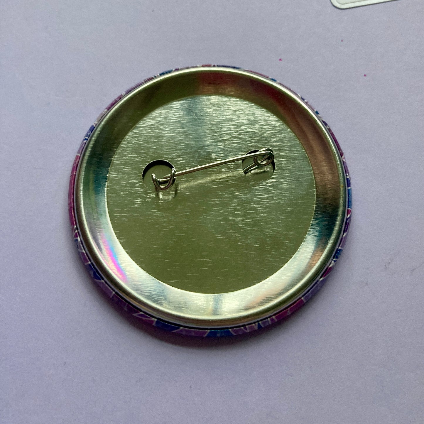 Purple Attitude Holo Badge