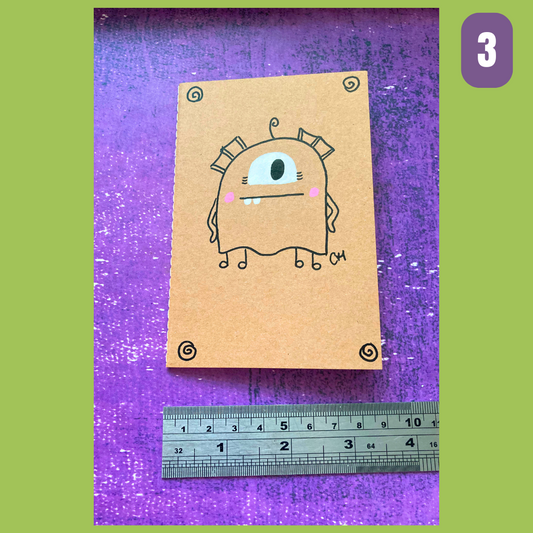 Original Drawing Monster Notebook